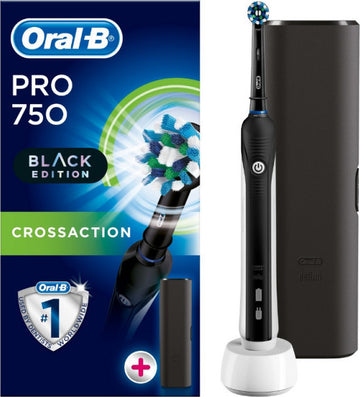 Oral-B Oral-B Pro 750 All Black Edition with Black Travel Case